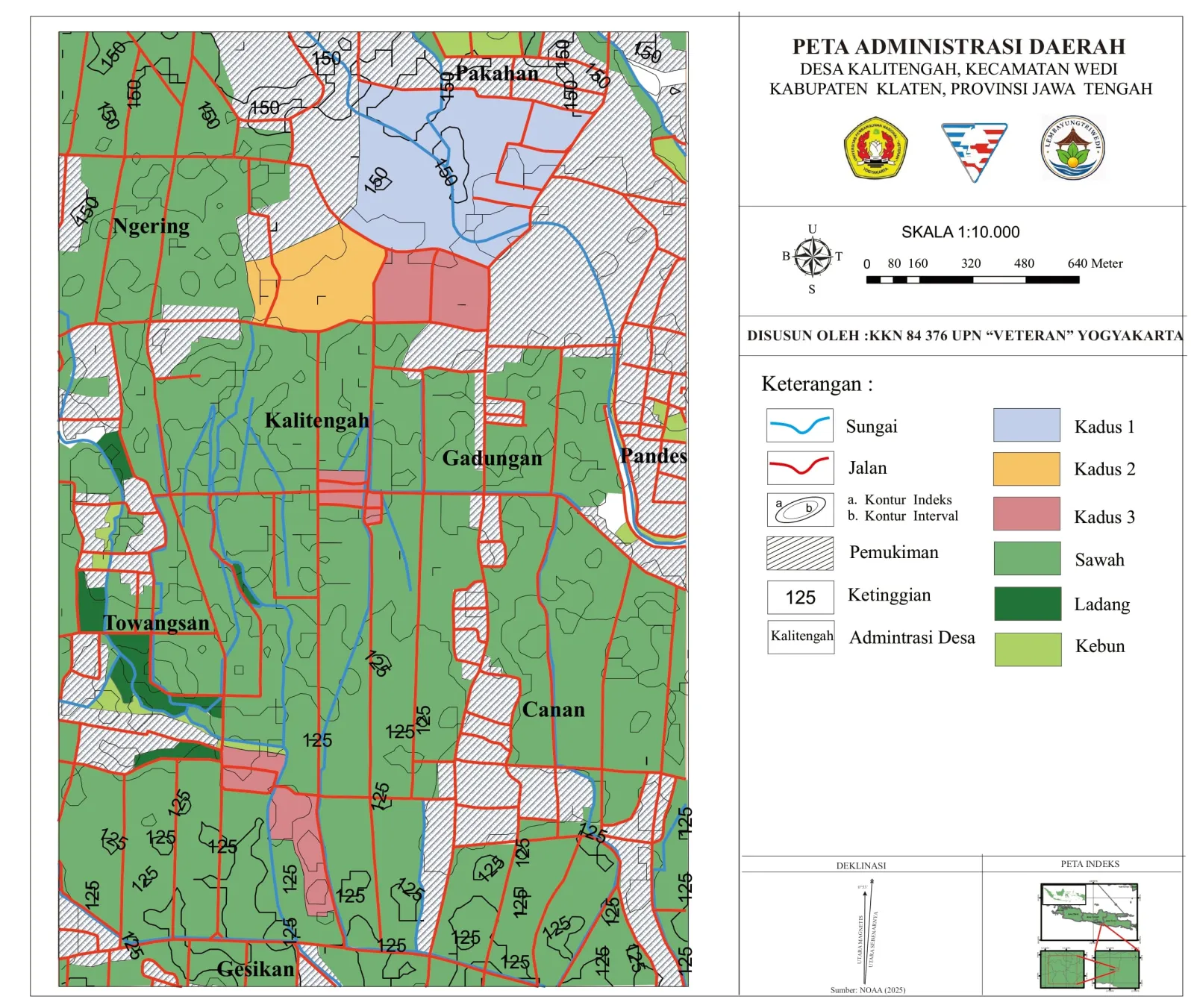 Peta Dusun Slegrengan Kulon